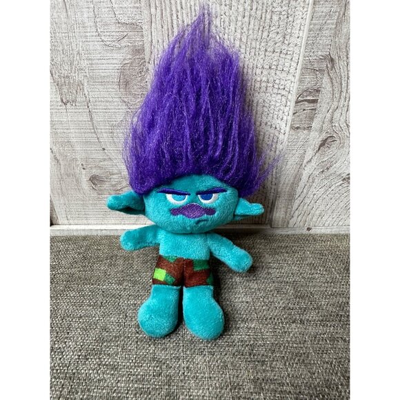 Dreamworks Other - DreamWorks Trolls Plush Keychain With Purple Hair & Zippered Back